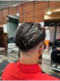 MEN’S HAIR/ブルーブラック/フェザーパーマ/ 柏