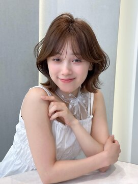 ロンドリゼル 札幌(Lond RiseL) ◯ オリーブグレー/韓国/レイヤーカット/髪質改善/縮毛矯正/札幌