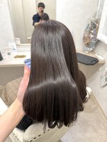 ルフトバイアンビエンテ(Luft by ambiente)&nbsp;30代40代50代　ミディアムスタイル　ダークアッシュ