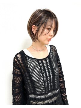 ジルブラン 横浜関内(JIL BLAN) ハイライトバレイヤージュダブルカラーケアプリーチ30代40代