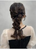 a102ヘアセット結婚式アレンジお呼ばれヘアセットパーティーヘア