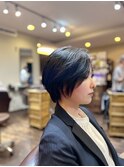 おしゃれ丸みショート