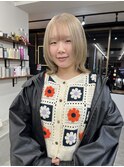 【soso 伊勢田】着物ヘア/ダークアッシュ/似合わせカット