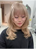 【KASUMI天神美容室】ハイトーン×海外レイヤー