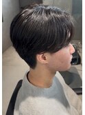刈り上げナチュラルセンターパート