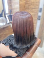 アトリエナガノツー 千葉富士見店(atelier nagano 2)&nbsp;逆グラデーション　ボルドーピンク【千葉/千葉中央】