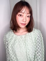 カバーヘア ブリス 志木南口駅前店(COVER HAIR bliss)&nbsp;アースカラー韓国風前下がりウェットヘアp志木