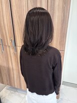 ガリカ 博多(Gallica) <ゲスト>ミディアムレイヤーにダークブラウン