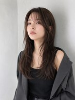 ワゴンバイアフロート(Wagon by afloat)&nbsp;セミロング×ハッシュカット/ダークベージュ30代40代面長池袋