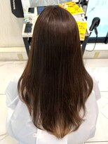 さよなら 私のくせ毛とうねり バロー甲府昭和店 ヘアエステ×カラーで叶う♪うる艶ブラウンロング/大人かわいい