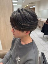 アッシュ 国立店(Ash)&nbsp;センターパート×フェザーパーマ　国立