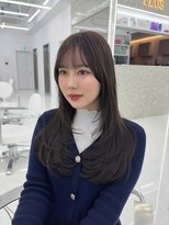 コア プラス 立川(COA PLUS) 透明感カラー髪質改善ダブルカラー韓国レイヤーカット前髪顔周り