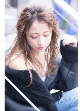 オースティン 錦糸町(AUSTIN) 『AUSTIN銀糸町』無造作カール×イルミナカラーハイライトロング