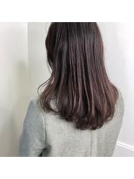 クオリス 上福岡店(QUALIS) 前上がりロングレイヤー/ワンカール/艶カラー/ココアブラウン