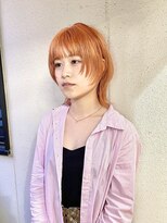 ノブレス(NOBLESSE)&nbsp;ショートウルフ/オレンジカラー/nagata