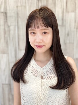 サンクチュアリー ウィズ コネクト(Sanctuary with connect) ワンカールロング×シースルーバング◎20代30代40代50代