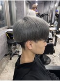 マッシュ シルバー ショート ブリーチ ハイトーン
