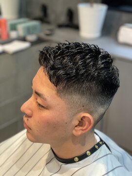 宮崎理容院 オークス店  濡れパン×フェード