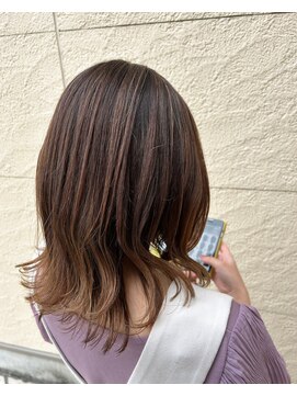 アンカーウェリナ(ANCHOR welina) 『stylist渡邊』脱白髪染めハイライト