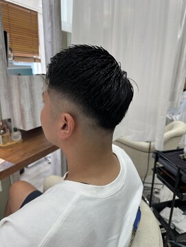 ソワン ドゥ ブレス 立花店(soin de brace) メンズスキンフェードカット/似合わせカット/ダークアッシュ