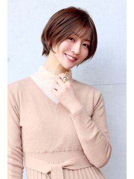 ネックス 表参道本店(nex) ショート/ショートボブ/ひし形/シースルーバンク