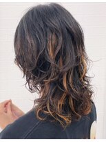 グラスペディア(graspedia)&nbsp;ミセス向けウェーブパーマ【白髪ぼかし広島】【広島ハイトーン】