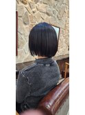 切りっぱなしボブ