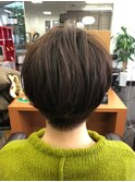 20代30代40代小顔ハンサムショートアッシュブルーブラック