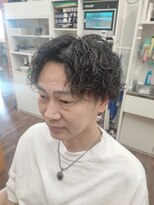 トリイ(TORII)&nbsp;波巻きパーマ・２ブロックセンターパート