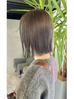 ロナ 岡崎竜美丘店(RONA)&nbsp;ヘイリーボブ/切りっぱなし/ボブ/縮毛矯正