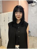 【松本 華】黒髪レイヤー