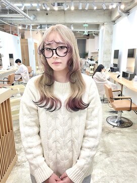 カシェル(cashel kishaba) レイヤーカット×デザインカラー