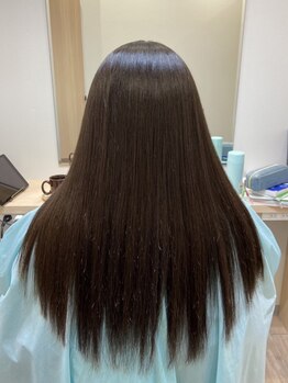 ディアーズ つくば竹園(Dears)の写真/髪の内部からしっかりケア！思わず触りたくなる、うるツヤ美髪が叶う♪[つくば市竹園/髪質改善専門サロン]