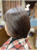 ハイライトで白髪ぼかし