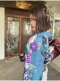 成人式　ヘアセット　メイク　着付け　まつげパーマ　那覇