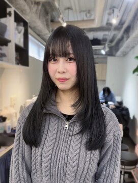 ヒョンミョン ライズバイレボ 柏西口店(hyon myon/RISEbyREVO) イメチェン/似合わせカット/オリーブグレー/柏