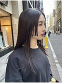 デザインヘア 顔まわりカット 姫カット 黒髪 銀座 有楽町