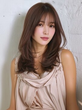 アルトリスト(Altruist Aging×HAIR&SPA) ★ダークアッシュ大人ガーリーボブ着物ミディアムレイヤーカット