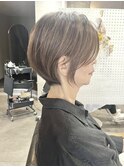 脱白髪染め/大人キレイ/ショートボブ　【豊中・岡町】