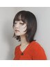 【顔周りの癖毛が気になる方に◎】ポイントストレート＋カット＋TR ￥16000～