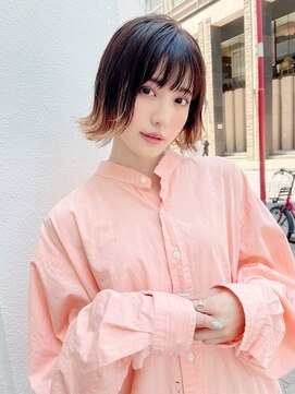 ソト 銀座(soto.) ハイライトカラー/くびれヘア/レイヤーパーマ/ミニボブ[銀座]