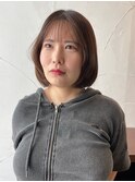 くびれヘア/アプリコットオレンジ/夏のヘアアレンジ/宜野湾