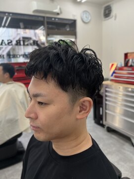 ヘアーサロンサトウ フェード＆パーマ ＃理容室＃平井＃バーバー＃パーマ