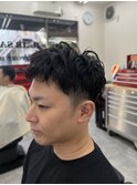 フェード&パーマ #理容室#平井#バーバー#パーマ