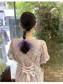 party style ribbon arrange