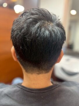 ケースタイル ヘアスタジオ 神保町店(K STYLE HAIR STUDIO) ツーブロック/アップバングショート/バーバースタイル/メンズ