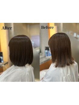 ハリ・弾力のある艶やかな髪に！頭皮や髪への負担を最小限に抑えたダメージレス【リトーノカラー】が大人気