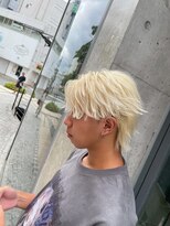 アウラ(AURA)&nbsp;フェザーパーマニュアンスパーマブリーチパーマ