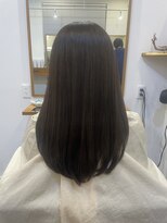 エピックコースト(epic coast)&nbsp;【レイヤー】【ストレート】艶感オリーブグレージュ