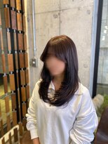 ロロネー 池田(Lolonois) レイヤーカット+透明感ブラウン